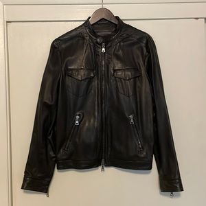 John Varvatos leather jacket
